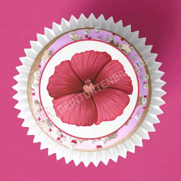 Muffinaufleger Motiv: Blumen - Deintortenbild.de Tortenaufleger aus Esspapier: Oblatenpapier / 15 Stück x 5cm, Oblatenpapier / 24 Stück x 4cm, Zuckerpapier / 15 Stück x 5cm, Zuckerpapier / 24 Stück x 4cm, Fondantpapier / 15 Stück x 5cm, Fondantpapier / 24 Stück x 4cm