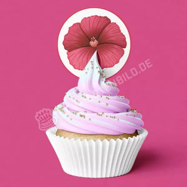 Muffinaufleger Motiv: Blumen - Deintortenbild.de Tortenaufleger aus Esspapier: Oblatenpapier / 15 Stück x 5cm, Oblatenpapier / 24 Stück x 4cm, Zuckerpapier / 15 Stück x 5cm, Zuckerpapier / 24 Stück x 4cm, Fondantpapier / 15 Stück x 5cm, Fondantpapier / 24 Stück x 4cm