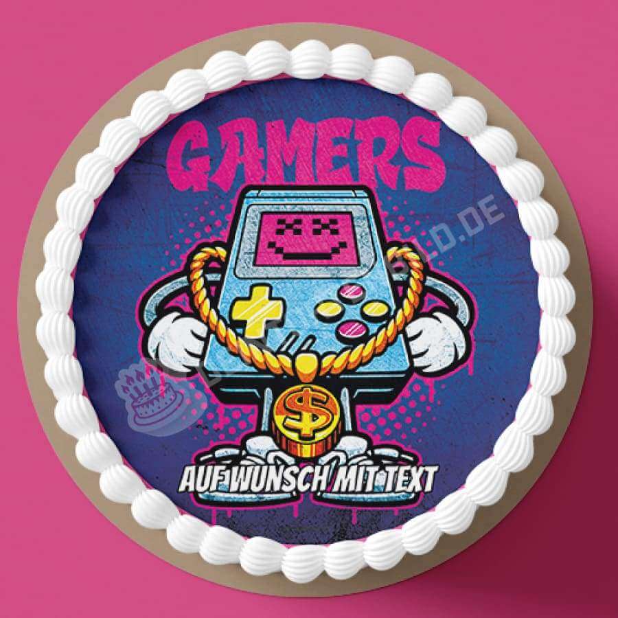 Motiv: Gamers Graffiti - Hochwertige und individuelle Tortenaufleger für jeden Anlass
Tortenaufleger Gamers Graffiti in 20cm Kreis
Unsere Tortenaufleger sind ein ideales Geschenk für besond - Tortenbild - DeintortenbildGamers Graffiti