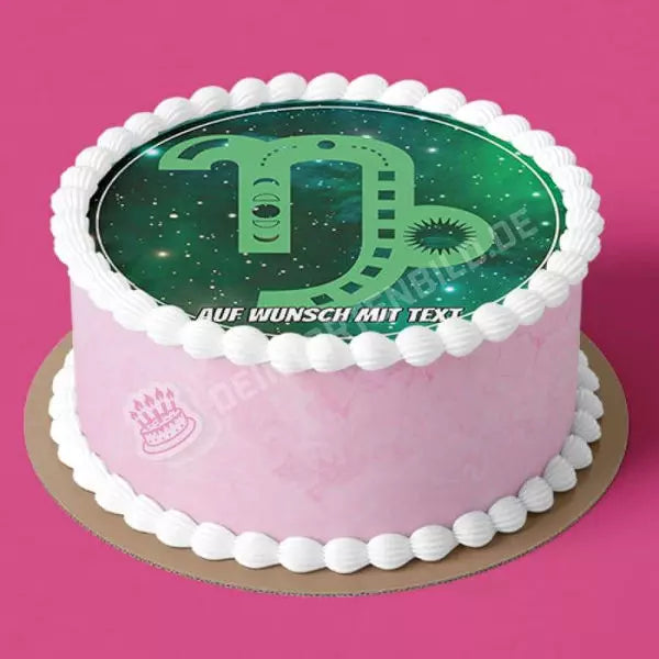 Motiv: Sternzeichen Symbol Steinbock - Hochwertige und individuelle Tortenaufleger für jeden Anlass
Tortenaufleger Sternzeichen Symbol Steinbock 20cm Kreis
Unsere Tortenaufleger sind ein ideales Geschenk - Tortenbild - DeintortenbildSternzeichen Symbol Steinbock