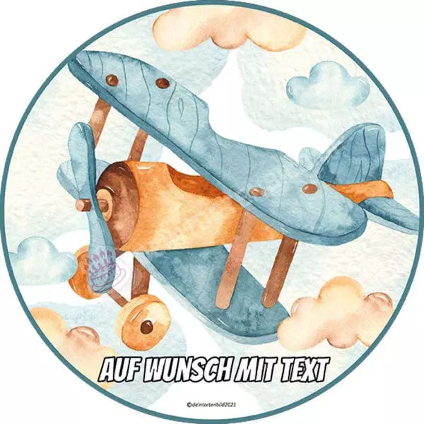 Motiv: Spielzeug Flugzeug - Hochwertige und individuelle Tortenaufleger für jeden Anlass
Tortenaufleger Spielzeugflugzeug in 20cm Kreis
Unsere Tortenaufleger sind ein ideales Geschenk für beson - Tortenbild - DeintortenbildSpielzeug Flugzeug