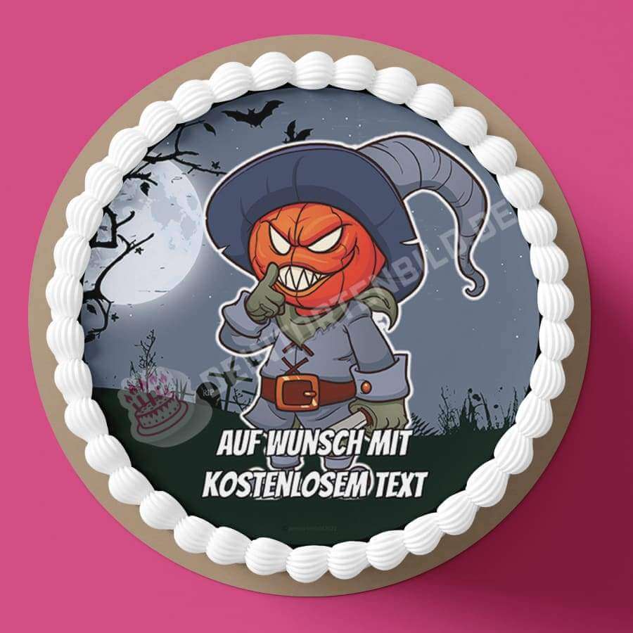 Motiv: Halloween - Cartoon Kürbiskopf - Hochwertige und individuelle Tortenaufleger für jeden Anlass
Tortenaufleger Halloween - Cartoon Kürbiskopf in 20cm Kreis
Unsere Tortenaufleger sind ein ideales Gesc - Tortenbild - DeintortenbildHalloween - Cartoon