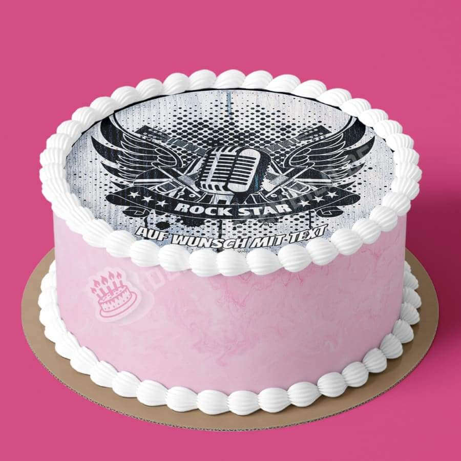 Motiv: Rock n Roll Rockstar - Hochwertige und individuelle Tortenaufleger für jeden Anlass
Tortenaufleger Rock n Roll Rockstar 20cm Kreis
Unsere Tortenaufleger sind ein ideales Geschenk für beso - Tortenbild - DeintortenbildRoll Rockstar