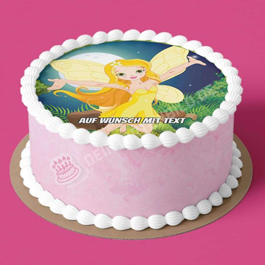 Motiv: Gelbe Waldfee - Hochwertige und individuelle Tortenaufleger für jeden Anlass
Tortenaufleger Gelbe Waldfee 20cm Kreis
Unsere Tortenaufleger sind ein ideales Geschenk für besondere M - Tortenbild - DeintortenbildGelbe Waldfee