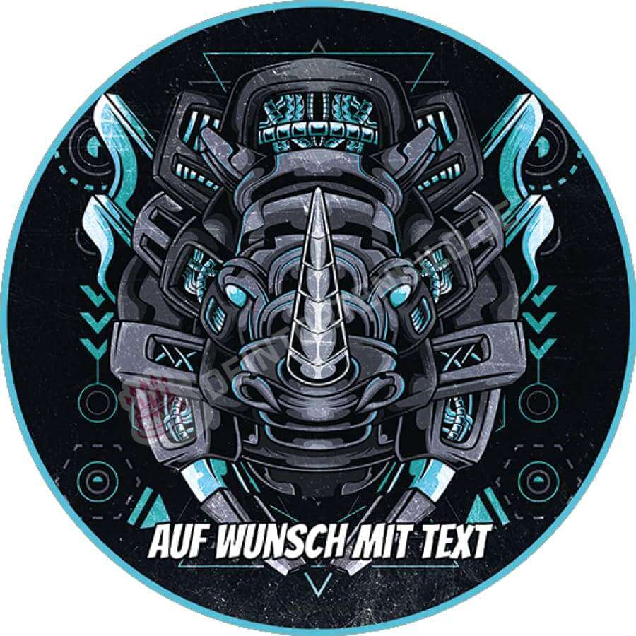 Motiv: Cyber Tier - Nashorn - Hochwertige und individuelle Tortenaufleger für jeden Anlass
Tortenaufleger Cyber Tier - Nashorn in 20cm Kreis
Unsere Tortenaufleger sind ein ideales Geschenk für b - Tortenbild - DeintortenbildCyber Tier - Nashorn