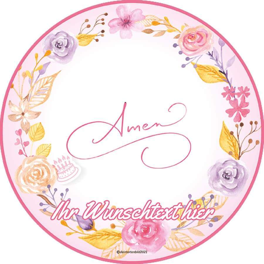 Motiv: Christliche Motive - Hochwertige und individuelle Tortenaufleger für jeden Anlass
Tortenaufleger Christliche Motive in 20cm Kreis
Unsere Tortenaufleger sind ein ideales Geschenk für bes - Tortenbild - DeintortenbildChristliche Motive