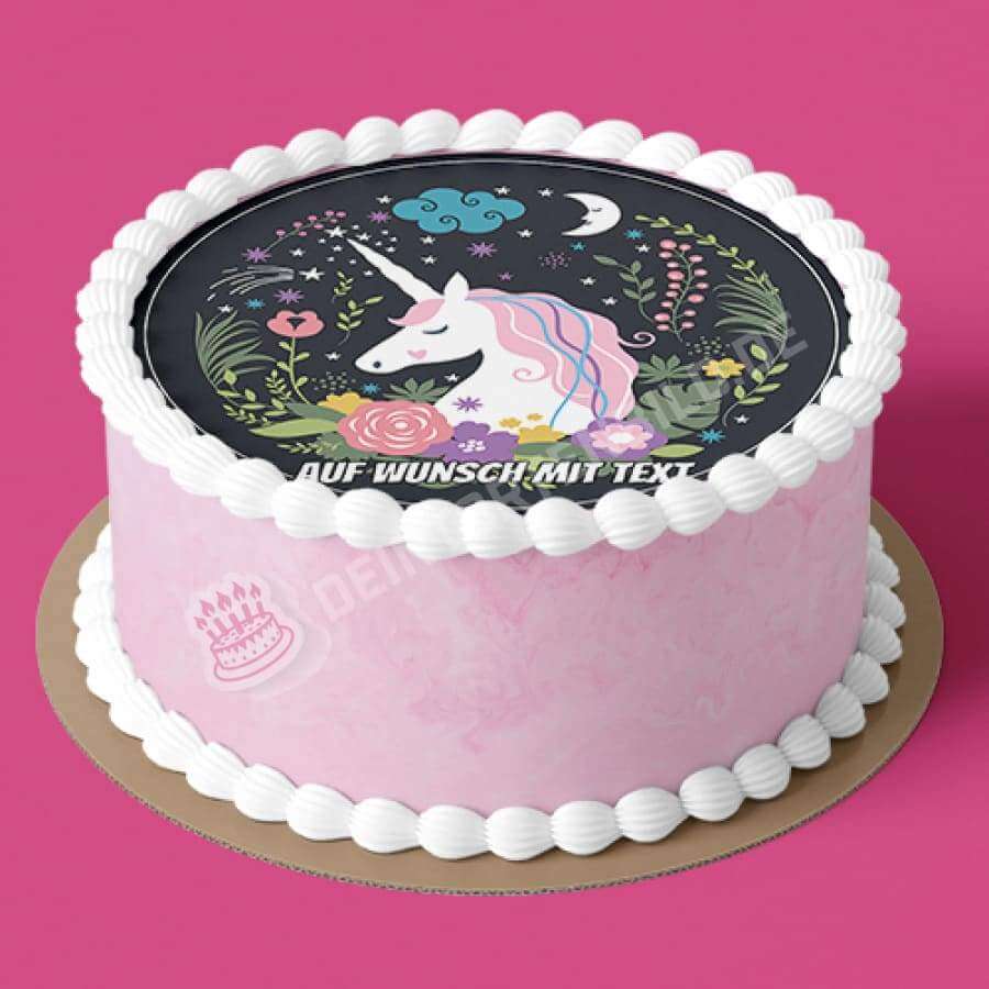Motiv: Elegantes Einhorn mit Pflanzen - Hochwertige und individuelle Tortenaufleger für jeden Anlass
Tortenaufleger Elegantes Einhorn mit Pflanzen 20cm Kreis
Unsere Tortenaufleger sind ein ideales Geschen - Tortenbild - DeintortenbildElegantes Einhorn mit Pflanzen
