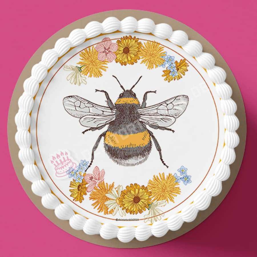 Motiv: Hummel - Hochwertige und individuelle Tortenaufleger für jeden Anlass
Tortenaufleger Hummel 20cm Kreis
Unsere Tortenaufleger sind ein ideales Geschenk für besondere Menschen - Tortenbild - DeintortenbildMotiv