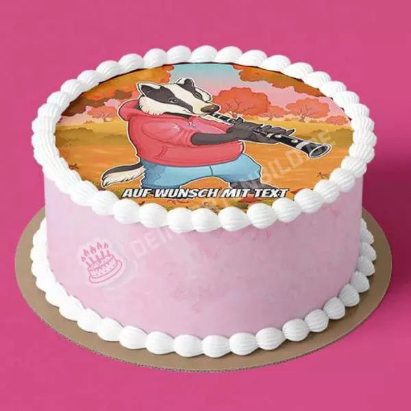 Motiv: Tierkonzert - Dachs Klarinette - Hochwertige und individuelle Tortenaufleger für jeden Anlass
Tortenaufleger Tierkonzert - Dachs Klarinette 20cm Kreis
Unsere Tortenaufleger sind ein ideales Geschen - Tortenbild - DeintortenbildTierkonzert - Dachs Klarinette