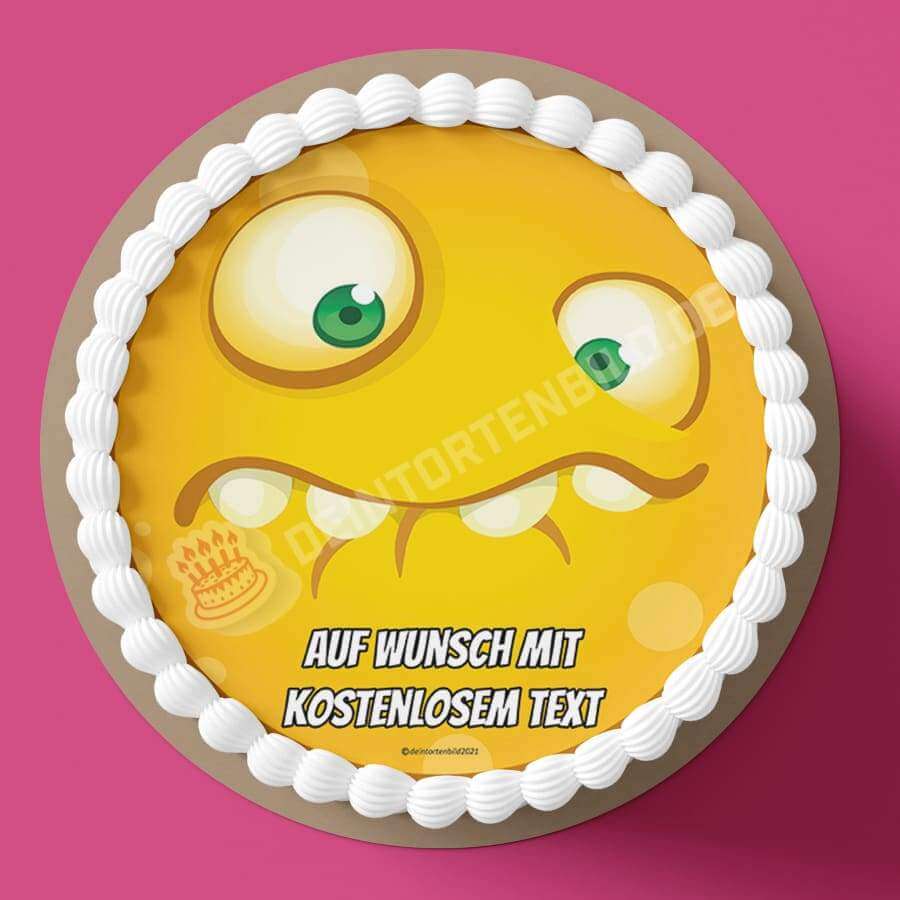 Motiv: Cartoon Gesicht Gelb - Hochwertige und individuelle Tortenaufleger für jeden Anlass
Tortenaufleger Cartoon Gesicht Gelb 20cm Kreis
Unsere Tortenaufleger sind ein ideales Geschenk für beso - Tortenbild - DeintortenbildCartoon Gesicht Gelb