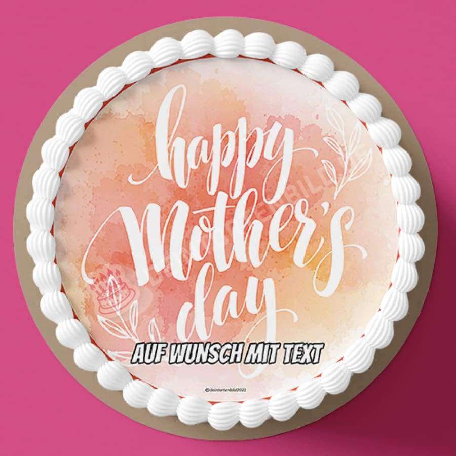 Motiv: Muttertag - Schriftzug - Hochwertige und individuelle Tortenaufleger für jeden Anlass
Tortenaufleger Muttertag - Schriftzug 20cm Kreis
Unsere Tortenaufleger sind ein ideales Geschenk für be - Tortenbild - DeintortenbildMuttertag - Schriftzug