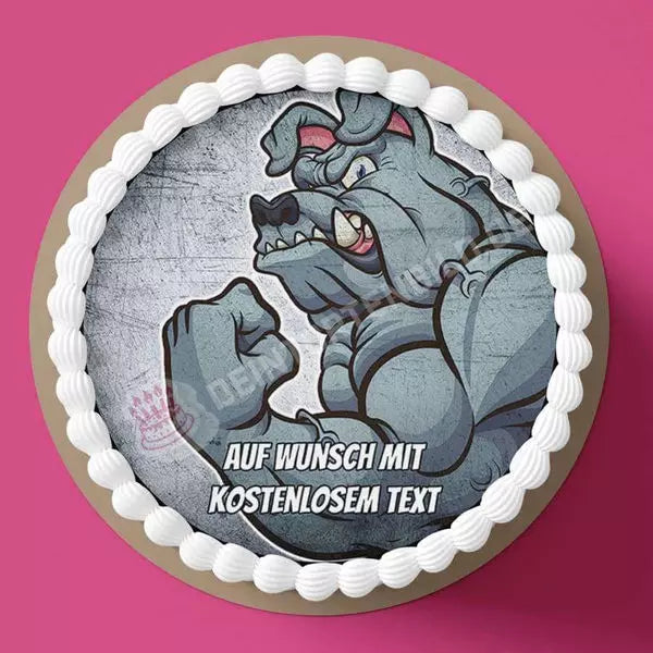 Motiv: Sport - Muskel Bulldogge - Hochwertige und individuelle Tortenaufleger für jeden Anlass
Tortenaufleger Sport - Muskel Bulldogge in 20cm Kreis
Unsere Tortenaufleger sind ein ideales Geschenk f - Tortenbild - DeintortenbildSport - Muskel Bulldogge