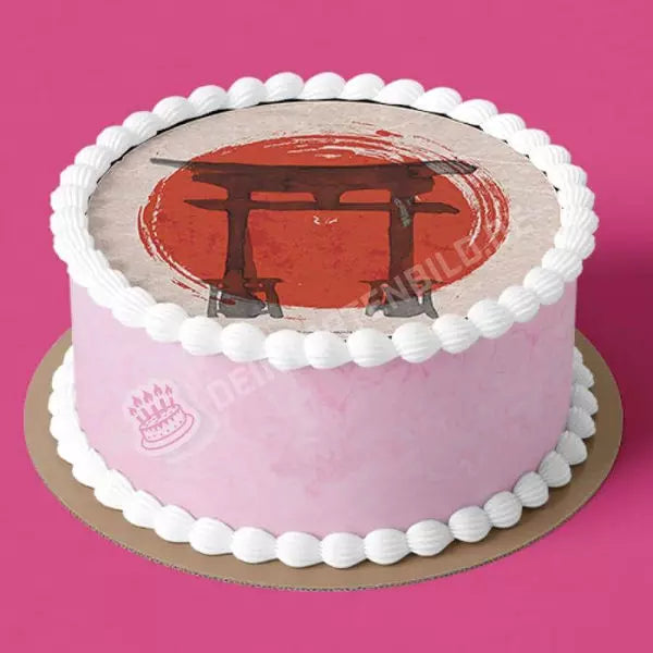 Motiv: Traditionelles Japanisches Tor - Hochwertige und individuelle Tortenaufleger für jeden Anlass
Tortenaufleger Traditionelles Japanisches Tor in 20cm Kreis
Unsere Tortenaufleger sind ein ideales Gesch - Tortenbild - DeintortenbildTraditionelles Japanisches Tor