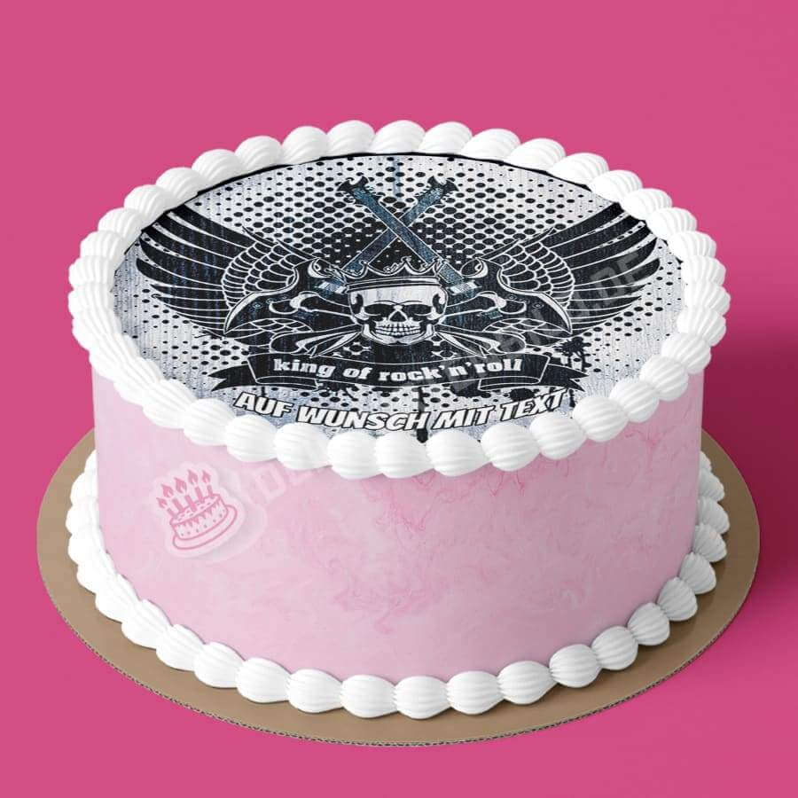 Motiv: Rock n Roll King - Hochwertige und individuelle Tortenaufleger für jeden Anlass
Tortenaufleger King of Rock n Roll 20cm Kreis
Unsere Tortenaufleger sind ein ideales Geschenk für beson - Tortenbild - DeintortenbildRoll King