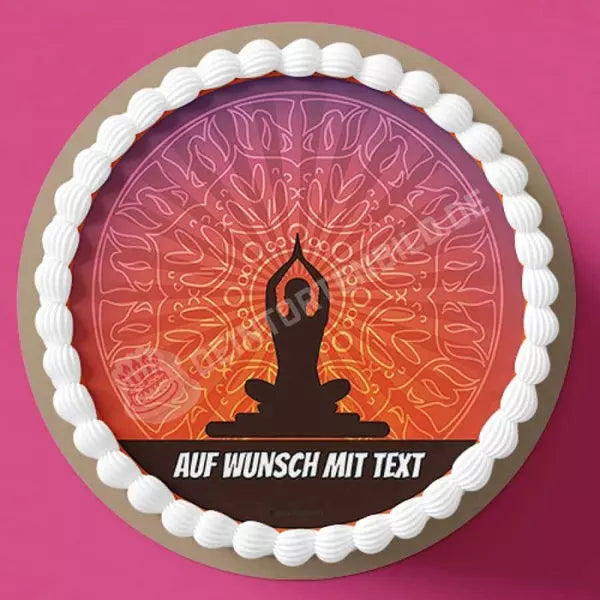 Motiv: Yoga - Hochwertige und individuelle Tortenaufleger für jeden Anlass
Tortenaufleger Yoga 20cm Kreis
Unsere Tortenaufleger sind ein ideales Geschenk für besondere Menschen u - Tortenbild - DeintortenbildMotiv