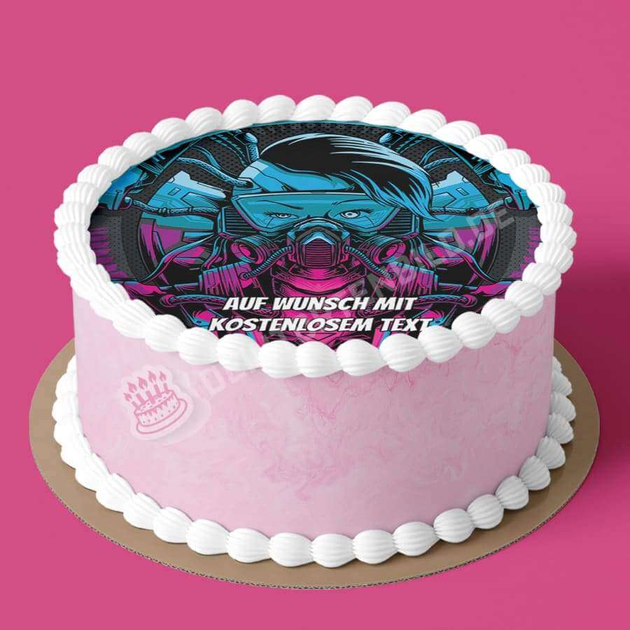 Motiv: Cyberpunk Frau - Hochwertige und individuelle Tortenaufleger für jeden Anlass
Tortenaufleger Cyberpunk Frau 20cm Kreis
Unsere Tortenaufleger sind ein ideales Geschenk für besondere - Tortenbild - DeintortenbildCyberpunk Frau