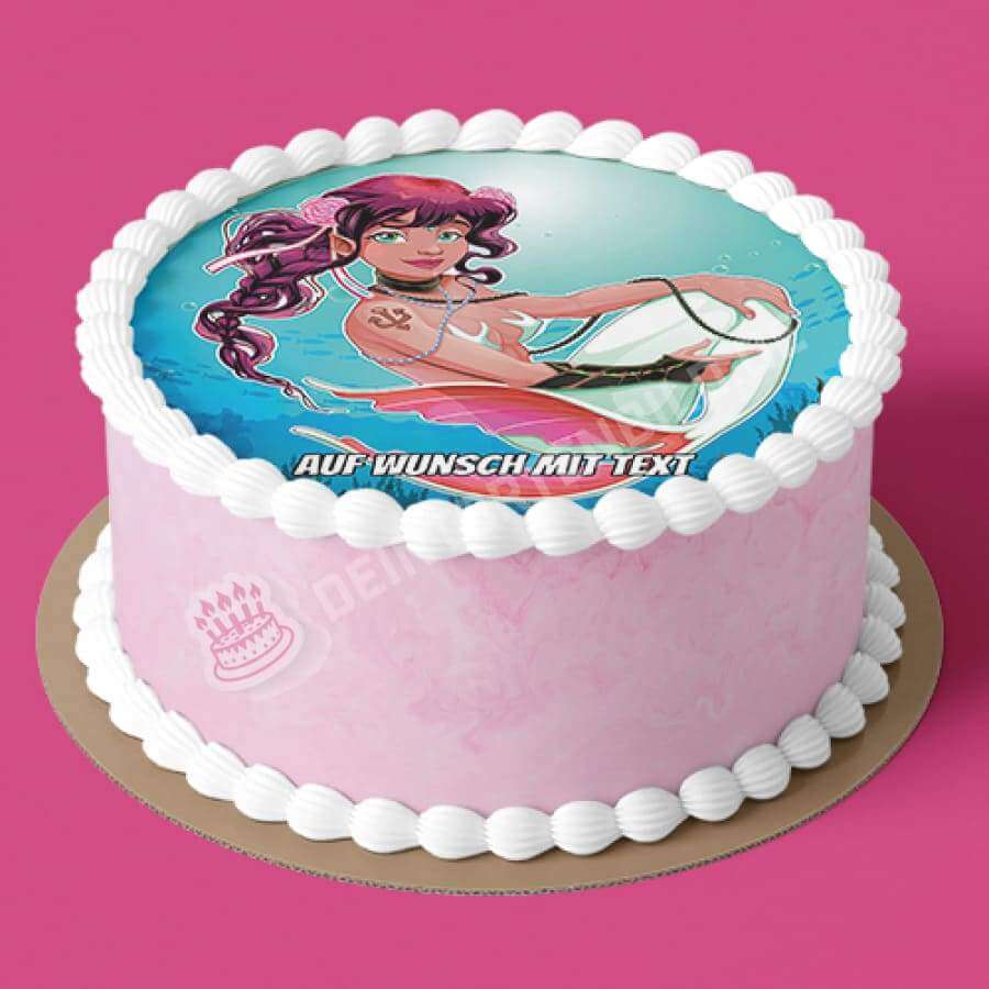 Motiv: Piraten Meerjungfrau - Hochwertige und individuelle Tortenaufleger für jeden Anlass
Tortenaufleger Piraten Meerjungfrau in 20cm Kreis
Unsere Tortenaufleger sind ein ideales Geschenk für b - Tortenbild - DeintortenbildPiraten Meerjungfrau
