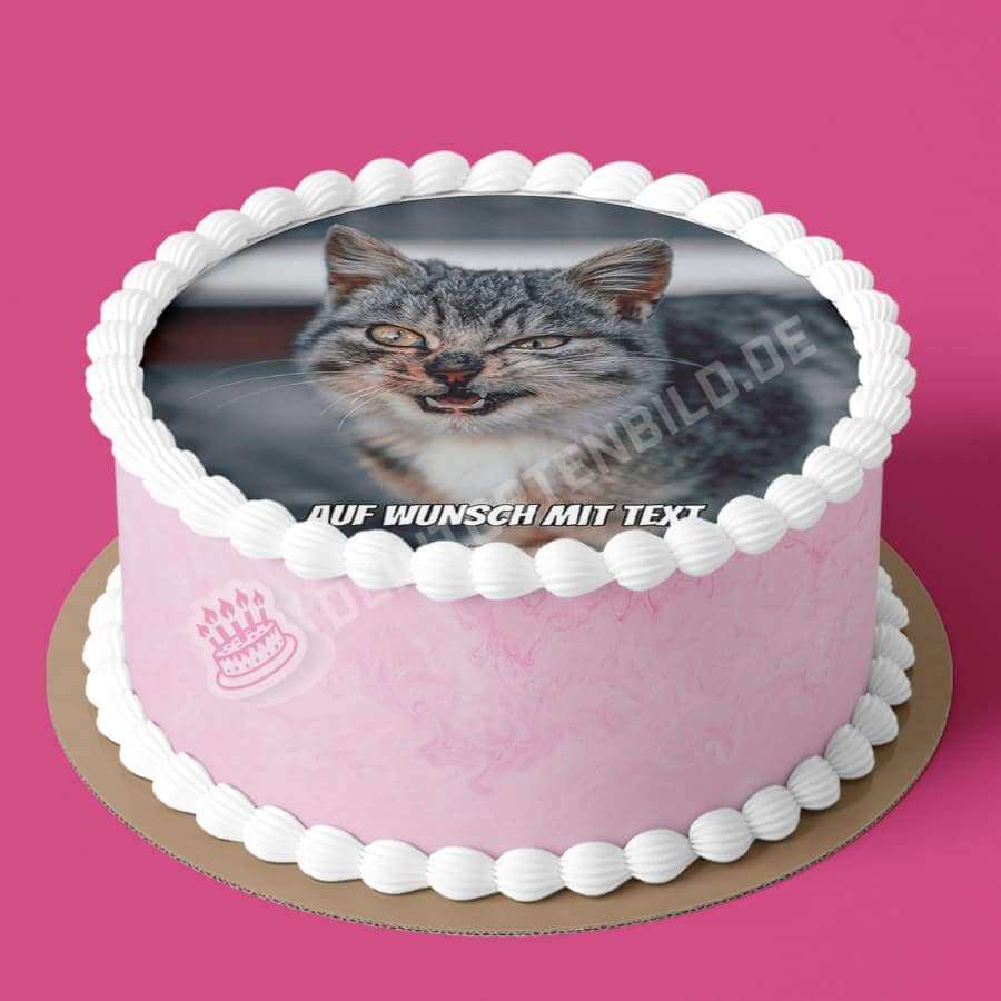 Motiv: Katze Grimasse - Hochwertige und individuelle Tortenaufleger für jeden Anlass
Tortenaufleger Katze Grimasse 20cm Kreis
Unsere Tortenaufleger sind ein ideales Geschenk für besondere - Tortenbild - DeintortenbildKatze Grimasse