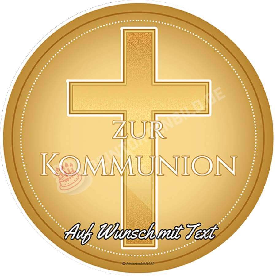 Motiv: Goldenes Kreuz - Hochwertige und individuelle Tortenaufleger für jeden Anlass
Tortenaufleger Goldenes Kreuz 20cm Kreis
Unsere Tortenaufleger sind ein ideales Geschenk für besondere - Tortenbild - DeintortenbildGoldenes Kreuz