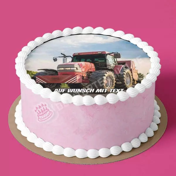 Motiv: Roter Traktor vor Feld - Hochwertige und individuelle Tortenaufleger für jeden Anlass
Tortenaufleger Roter Traktor vor Feld 20cm Kreis
Unsere Tortenaufleger sind ein ideales Geschenk für be - Tortenbild - DeintortenbildRoter Traktor vor Feld