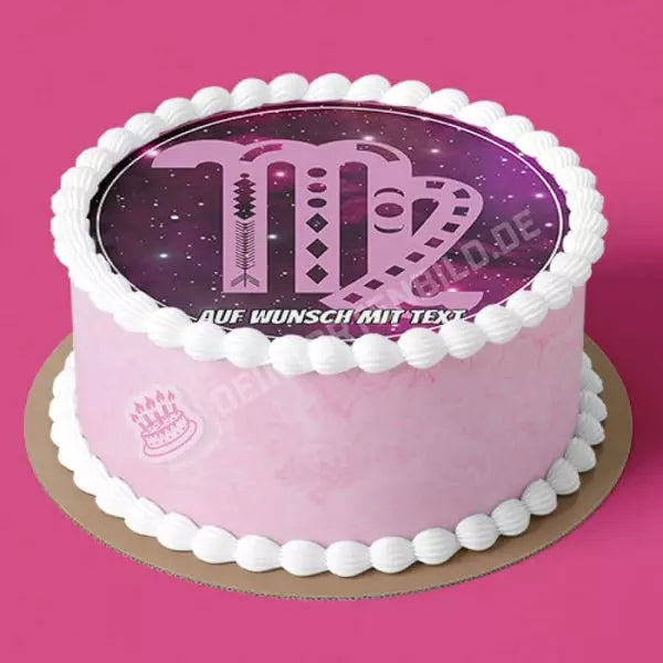 Motiv: Sternzeichen Symbol Jungfrau - Hochwertige und individuelle Tortenaufleger für jeden Anlass
Tortenaufleger Sternzeichen Symbol Jungfrau 20cm Kreis
Unsere Tortenaufleger sind ein ideales Geschenk - Tortenbild - DeintortenbildSternzeichen Symbol Jungfrau