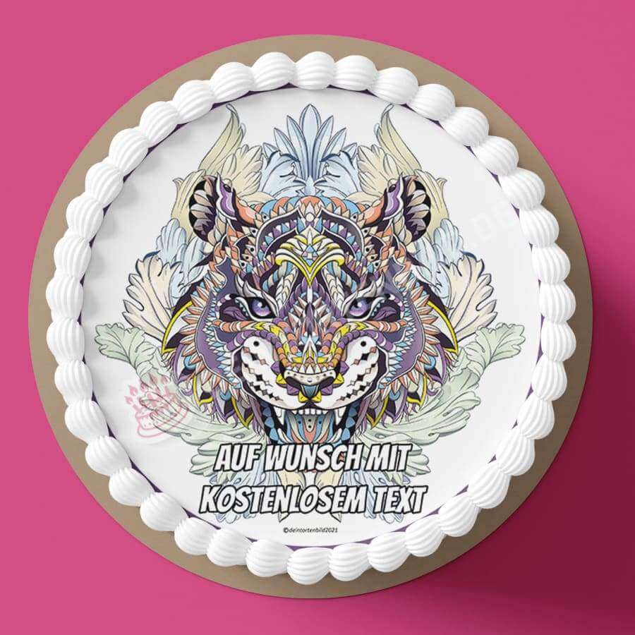 Motiv: Abstrakt - Tiger - Hochwertige und individuelle Tortenaufleger für jeden Anlass
Tortenaufleger Abstrakt - Tiger 20cm Kreis
Ein Aufleger mit einem abstrakten Tigerkopf
Unsere Tortenauf - Tortenbild - DeintortenbildAbstrakt - Tiger