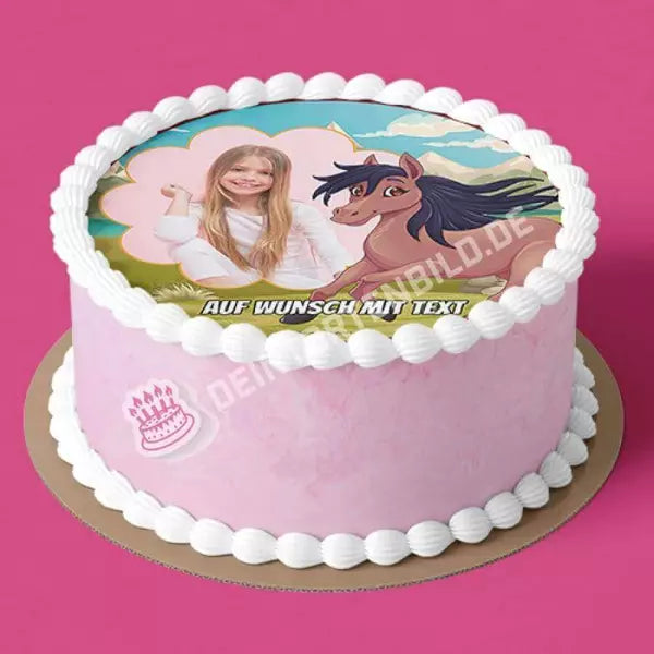 Fotomotiv: Braunes Pferd - Hochwertige und individuelle Tortenaufleger für jeden Anlass
Tortenaufleger Fotomotiv Braunes Pferd 20cm Kreis
Unser Tortenaufleger mit dem Motiv "Braunes Pferd" is - Tortenbild - DeintortenbildBraunes Pferd