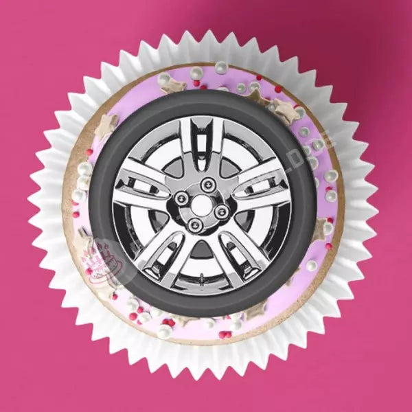 Muffinaufleger: Auto Reifen - Hochwertige und individuelle Muffinaufleger für jeden Anlass
Muffinaufleger Auto Reifen in 4-5cm Kreis
Unsere Muffinaufleger sind ein ideales Geschenk für besondere - Muffinaufleger - DeintortenbildAuto Reifen