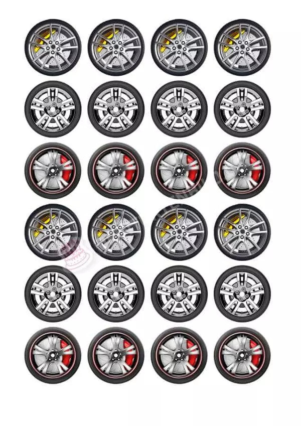 Muffinaufleger: Auto Reifen - Hochwertige und individuelle Muffinaufleger für jeden Anlass
Muffinaufleger Auto Reifen in 4-5cm Kreis
Unsere Muffinaufleger sind ein ideales Geschenk für besondere - Muffinaufleger - DeintortenbildAuto Reifen