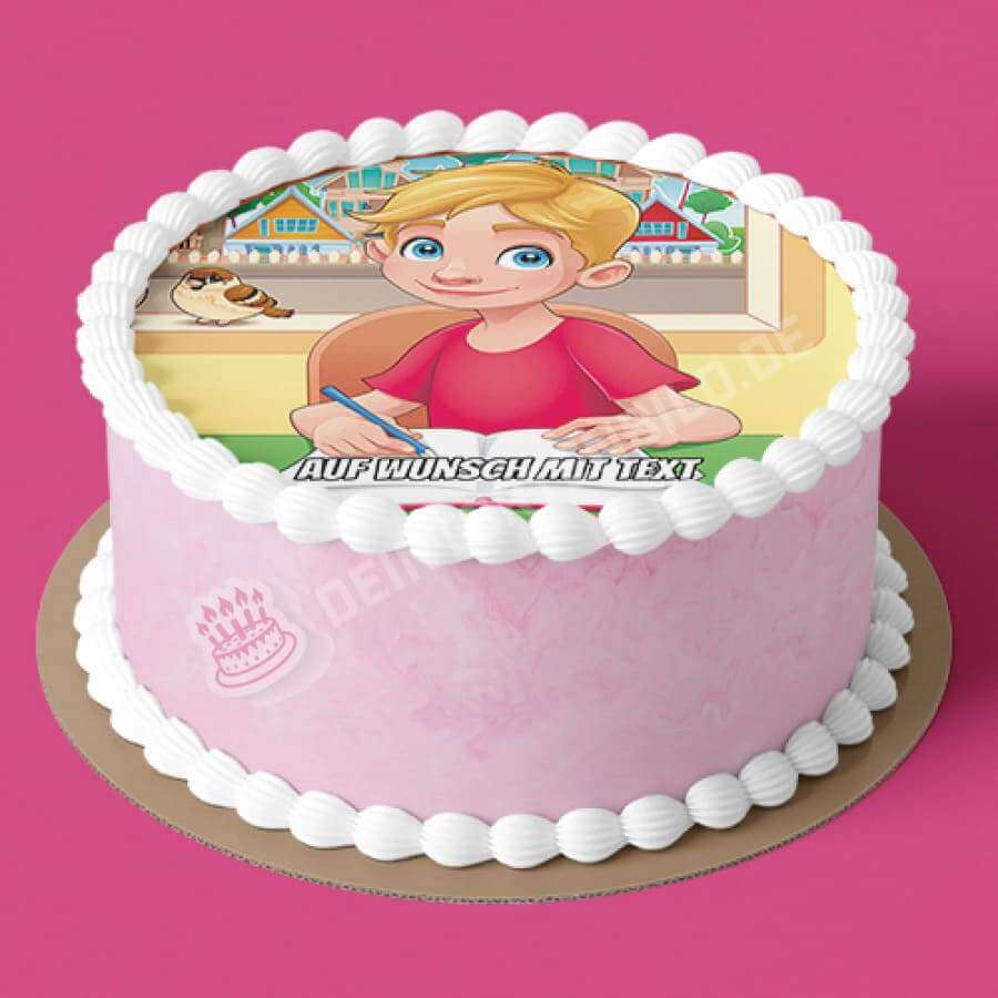 Motiv: Einschulung - Junge Grundschule - Hochwertige und individuelle Tortenaufleger für jeden Anlass
Tortenaufleger Einschulung - Junge Grundschule 20cm Kreis
Unsere Tortenaufleger sind ein ideales Gesche - Tortenbild - DeintortenbildEinschulung - Junge Grundschule