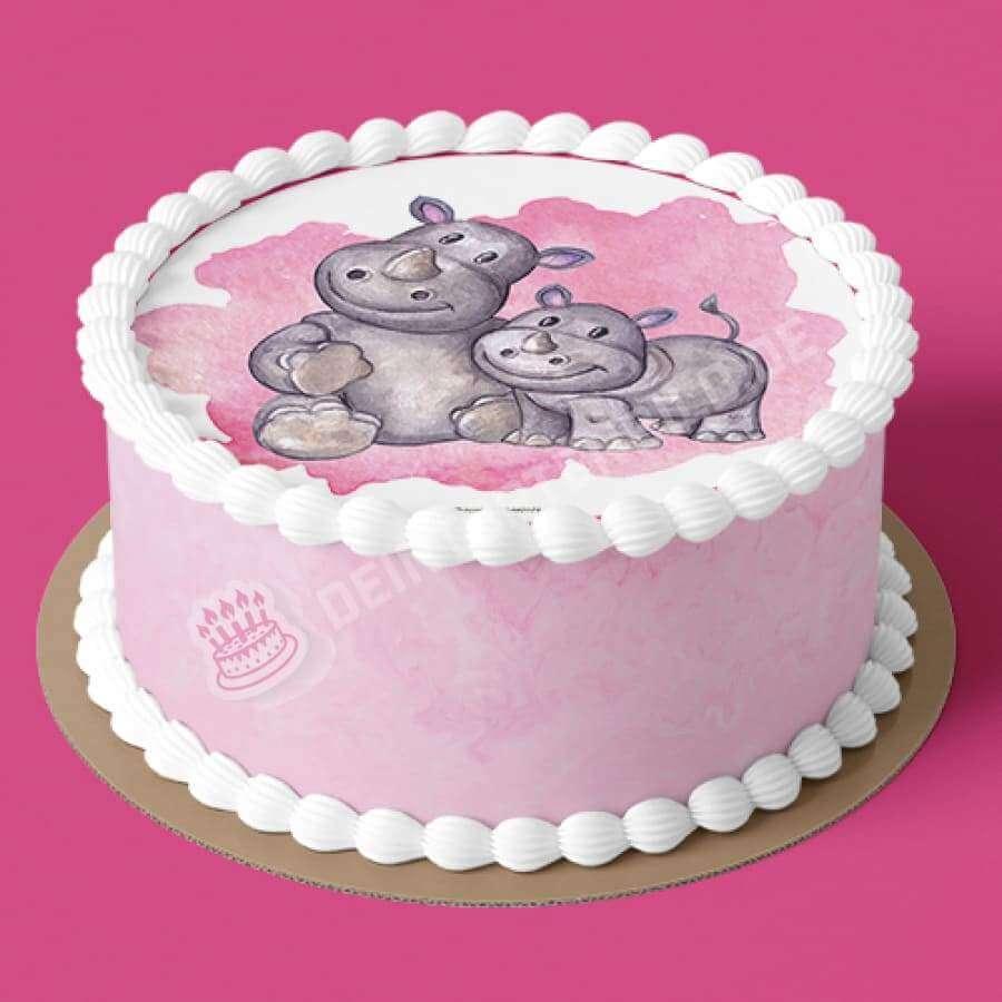 Motiv: Nashorn Baby - Hochwertige und individuelle Tortenaufleger für jeden Anlass
Tortenaufleger Nashorn Baby in 20cm Kreis
Unsere Tortenaufleger sind ein ideales Geschenk für besondere - Tortenbild - DeintortenbildNashorn Baby