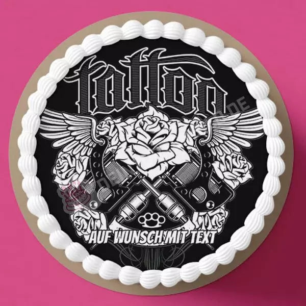 Motiv: Tattoo Subkultur - Hochwertige und individuelle Tortenaufleger für jeden Anlass
Tortenaufleger Tattoo Subkultur 20cm Kreis
Unsere Tortenaufleger sind ein ideales Geschenk für besonder - Tortenbild - DeintortenbildTattoo Subkultur