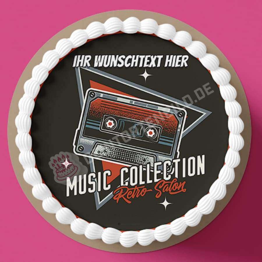 Motiv: Retro Music Collection - Hochwertige und individuelle Tortenaufleger für jeden Anlass
Tortenaufleger Retro Music Collection in 20cm Kreis
Unsere Tortenaufleger sind ein ideales Geschenk für - Tortenbild - DeintortenbildRetro Music Collection