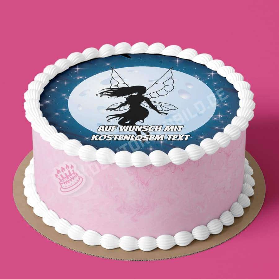 Motiv: Mondfee (Version1) von Deintortenbild – Tortenaufleger, Tortenfoto, Tortenbild, personalisiert & individuell bei Deintortenbild.de