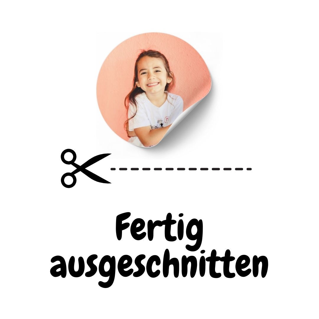 Zuschnitt - Wenn Sie die Option Zuschnitt "NEIN" wählen, drucken wir den besten Bildausschnitt für Ihren Tortenaufleger auf ein A4 Blatt. Sie müssen den Kreis dann selbst mit ei -  - Deintortenbild.deZuschnitt