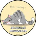 Motiv: "Not Today" - Faule Katze von Deintortenbild – Tortenaufleger, Tortenfoto, Tortenbild, personalisiert & individuell bei Deintortenbild.de